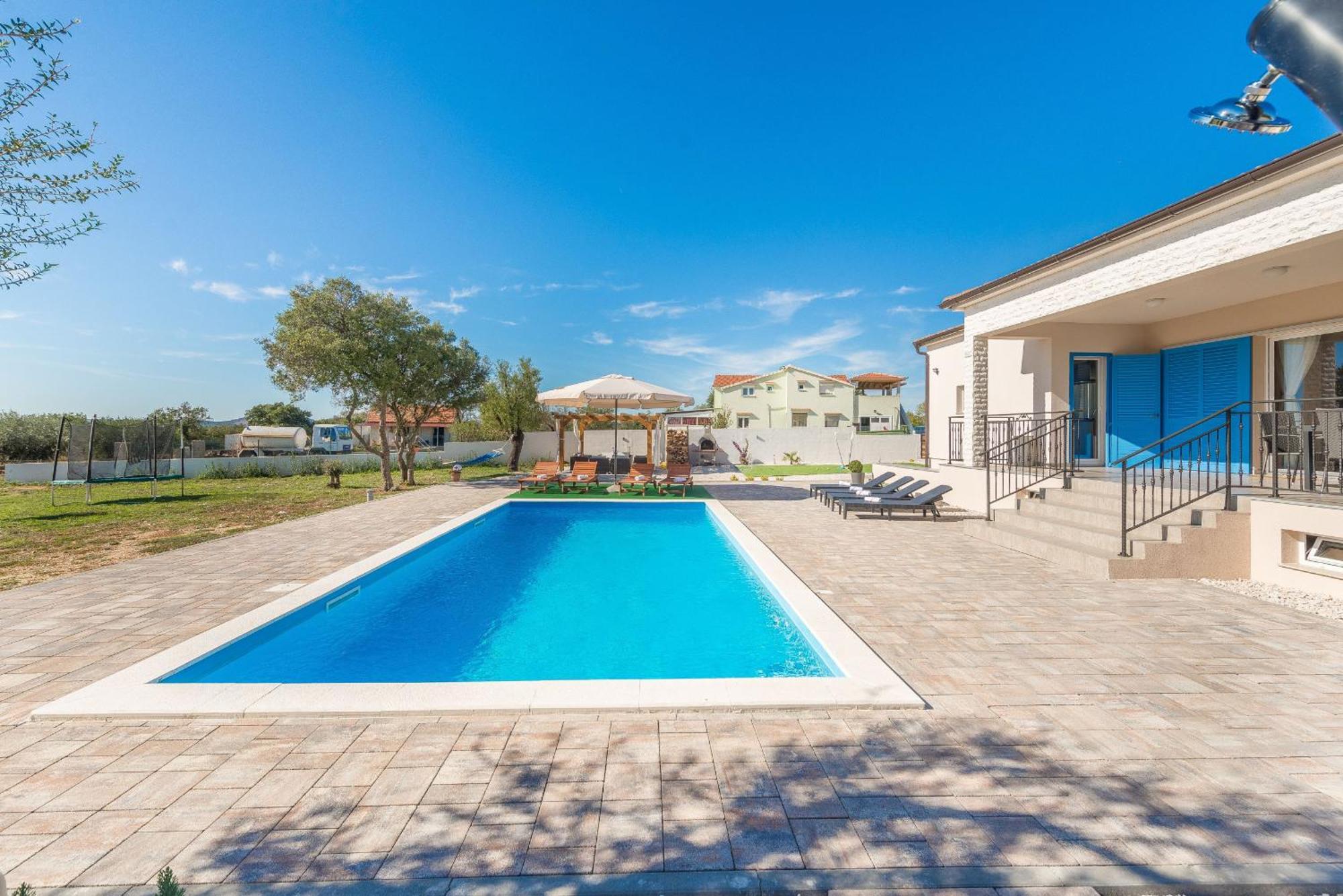 Villa Tara Zadarvillas Tinj Exterior foto